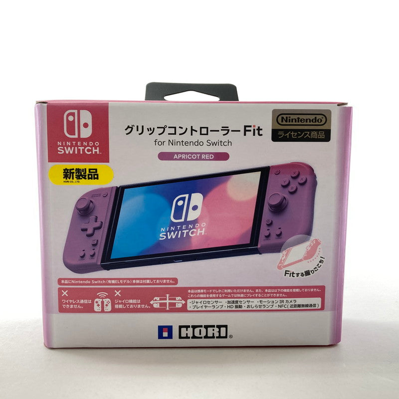 【中古美品】 Nintendo Switch ニンテンドー スイッチ グリップ コントローラー Fit for Nintendo Switch APRICOT RED ゲーム 024-251011-mh-06-fuz 万代Net店