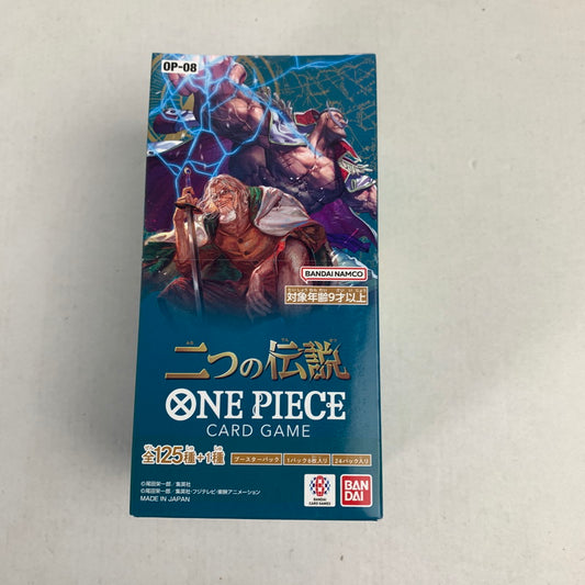 【中古美品】 未開封 未使用 ONE PIECE ワンピース カード ゲーム 二つの伝説 【OP-08】 BOX 080-251122-mh-91-fuz 万代Net店
