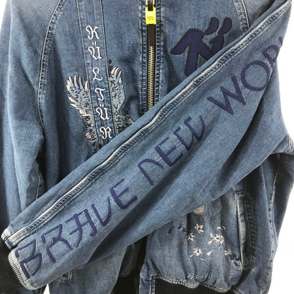 【中古品】【メンズ】 DIESEL ディーゼル リバーシブルデニムジャケット スカジャン スーベニアジャケット 141-240726-nm-2-fuz サイズ：M 万代Net店