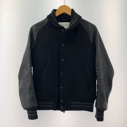 【中古品】【メンズ】 ACANTHUS アカンサス STUDIUM JACKET スタジアムジャケット アウター ブランド 古着 140-240830-gm-3-fuz サイズ：S カラー：ブラック 万代Net店