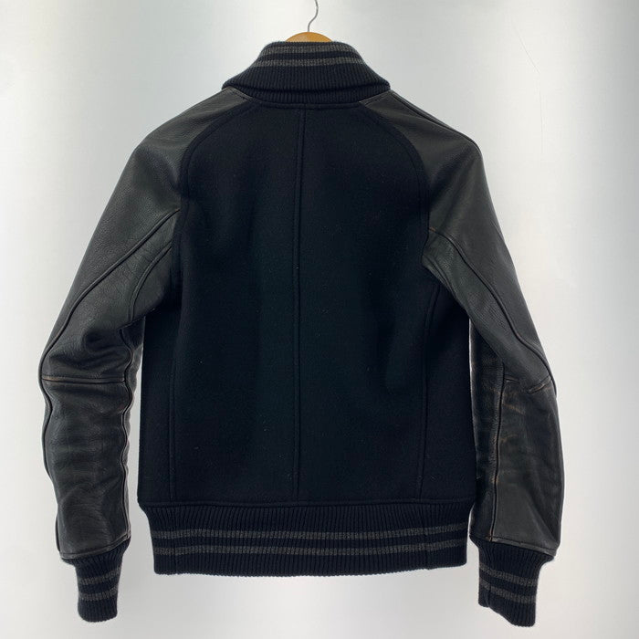 【中古品】【メンズ】 ACANTHUS アカンサス STUDIUM JACKET スタジアムジャケット アウター ブランド 古着 140-240830-gm-3-fuz サイズ：S カラー：ブラック 万代Net店