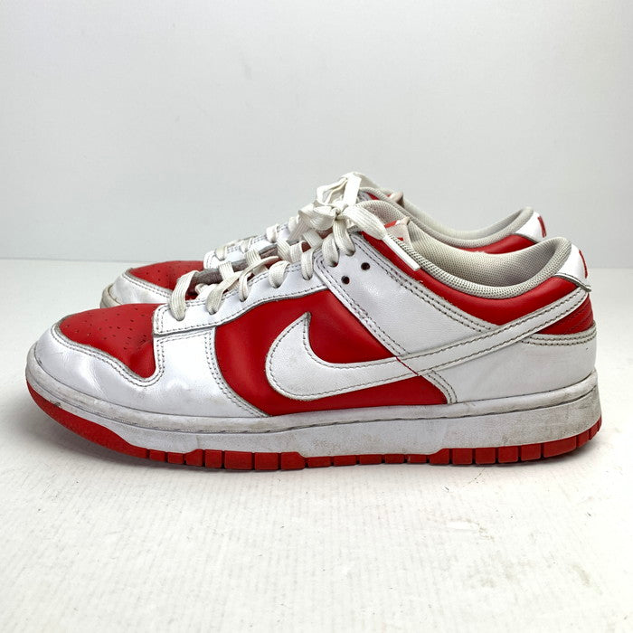 【中古品】【メンズ】 NIKE ナイキ DD1391-600 DUNK LOW RETRO ""CHAMPIONSHIP RED"" シューズ 靴 スニーカー 160-240830-gm-5-fuz サイズ：27cm カラー：レッド 万代Net店