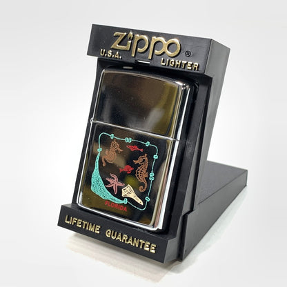 【中古美品】【メンズ/レディース】 ZIPPO ジッポ タツノオトシゴ 95年製 オイルライター 206-241230-gm-31-fuz 万代Net店