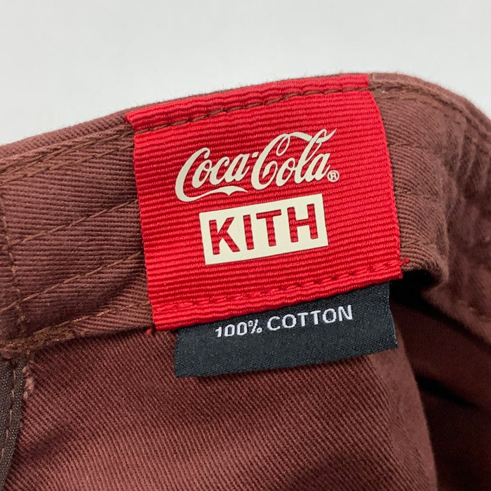 【中古品】【メンズ】 KITH COCA-COLA キャップ ブランド 帽子 185-241027-gm-10-fuz サイズ：FREE カラー：ワインレッド 万代Net店