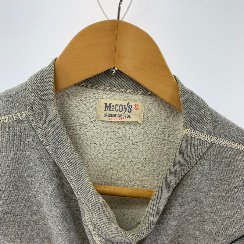 【中古品】【メンズ】 The REAL McCOY'S ザリアルマッコイズ SWEAT SHIRT スウェット シャツ 145-240707-st-3-fuz サイズ：S カラー：グレー 万代Net店