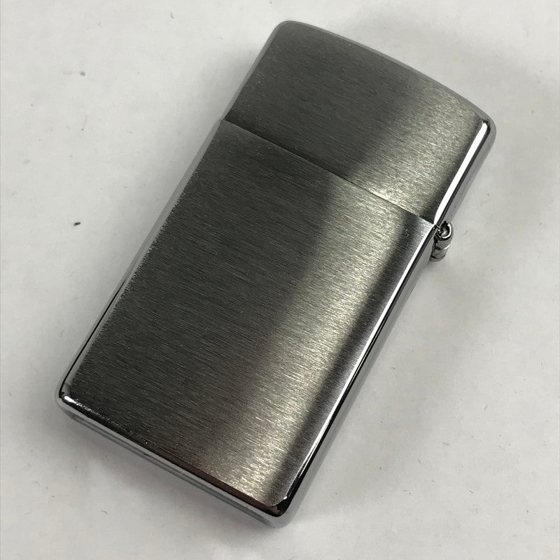 【中古美品】 ZIPPO 喫煙具 ライター シルバー 箱付属 シンプル 206-260206-io-09-fuz 万代Net店