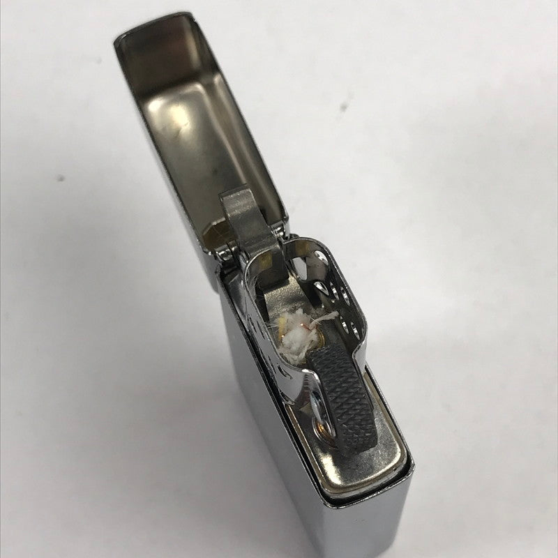 【中古美品】 ZIPPO 喫煙具 ライター シルバー 箱付属 シンプル 206-260206-io-09-fuz 万代Net店