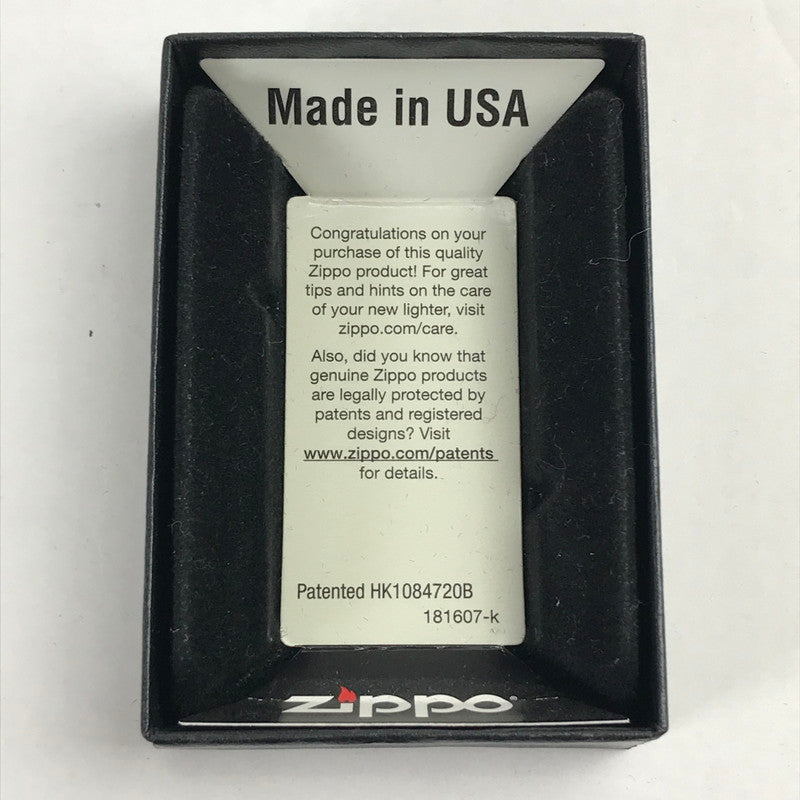 【中古美品】 ZIPPO 喫煙具 ライター シルバー 箱付属 シンプル 206-260206-io-09-fuz 万代Net店