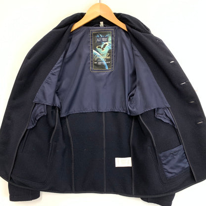 【中古品】【メンズ】 ARMANI JEANS アルマーニ・ジーンズ ハーフコート アウター ブランド 古着 141-241005-gm-27-fuz サイズ：XS カラー：ネイビー 万代Net店