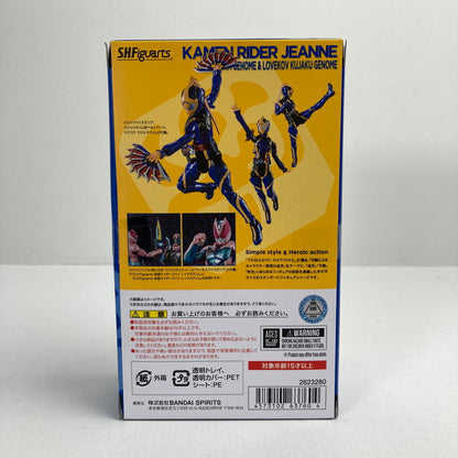 【中古品】 完備品 S.H.フィギュアアーツ 仮面ライダー ジャンヌ コブラゲノム＆ラブコフ クジャクゲノム フィギュア 042-241218-mh-08-fuz 万代Net店