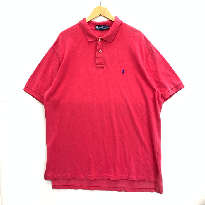 【中古品】【メンズ】 Polo by Ralph Lauren ポロバイラルフローレン 半袖ポロシャツ トップス ブランド 古着 147-240728-gm-24-fuz サイズ：XXL カラー：ピンク 万代Net店