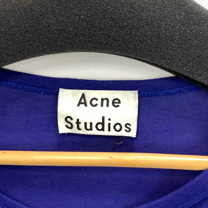 【中古品】【メンズ】 ACNE STUDIOS アクネストゥディオズ NIAGARA TEE 半袖Tシャツ カットソー トップス ブランド 古着 141-240727-gm-9-fuz サイズ：L カラー：ブルー 万代Net店