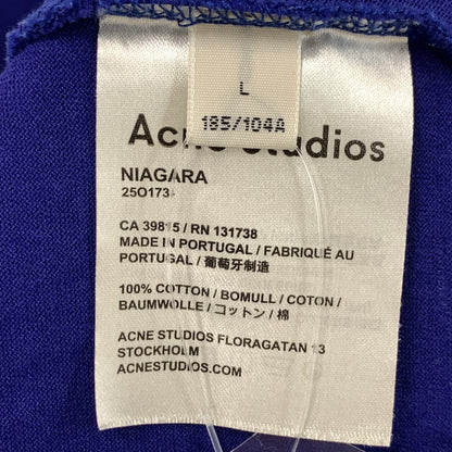 【中古品】【メンズ】 ACNE STUDIOS アクネストゥディオズ NIAGARA TEE 半袖Tシャツ カットソー トップス ブランド 古着 141-240727-gm-9-fuz サイズ：L カラー：ブルー 万代Net店