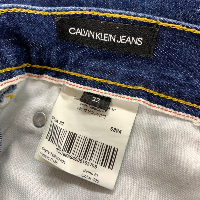 【中古品】【メンズ】 Calvin klein Jeans カルバンクラインジーンズ USA DENIM PANTS デニムパンツ ジーンズ ボトムス ブランド 古着 152-240815-gm-8-fuz サイズ：32 カラー：インディゴ 万代Net店