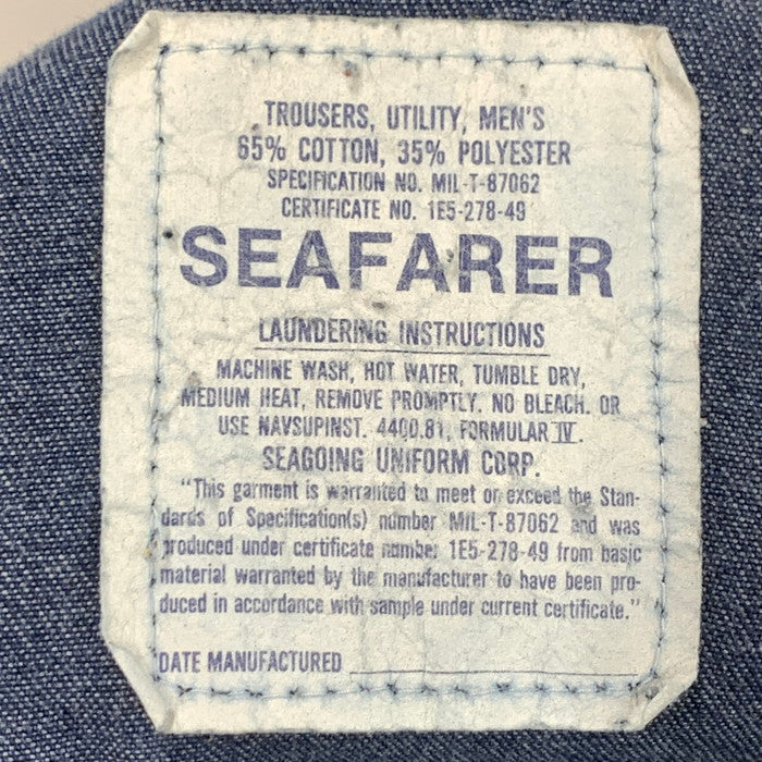 【中古品】【メンズ】 SEAFARER セーラーパンツ ボトムス ブランド 古着 156-240803-gm-35-fuz カラー：インディゴ 万代Net店