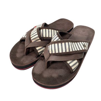 【中古品】【メンズ】 Anachronorm アナクロノーム EASY SANDALS サンダル シューズ 靴 164-250106-gm-25-fuz サイズ：02 カラー：ブラウン 万代Net店