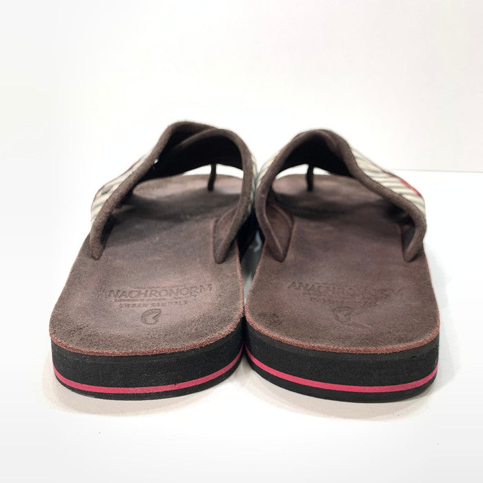 【中古品】【メンズ】 Anachronorm アナクロノーム EASY SANDALS サンダル シューズ 靴 164-250106-gm-25-fuz サイズ：02 カラー：ブラウン 万代Net店