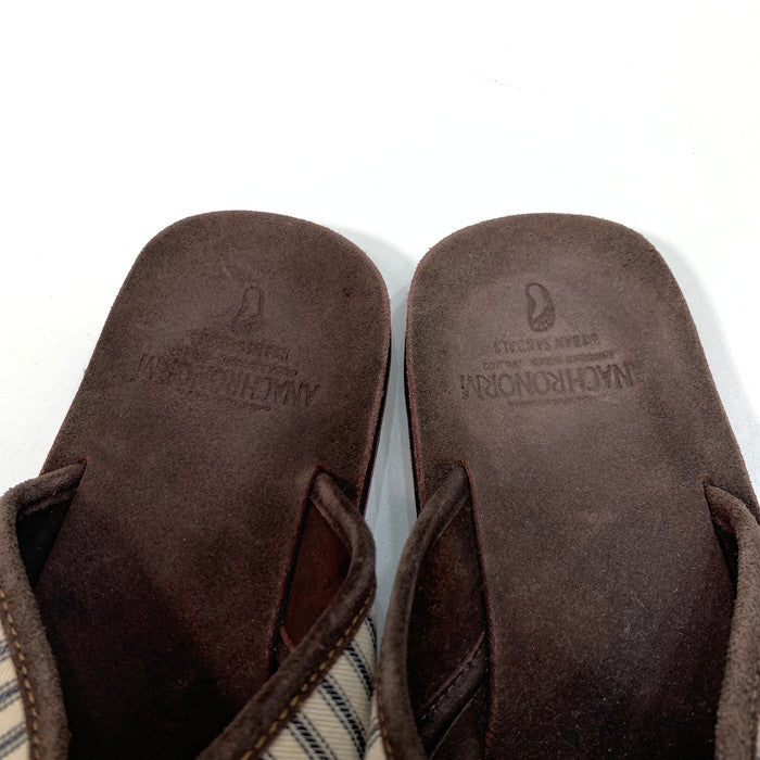 【中古品】【メンズ】 Anachronorm アナクロノーム EASY SANDALS サンダル シューズ 靴 164-250106-gm-25-fuz サイズ：02 カラー：ブラウン 万代Net店