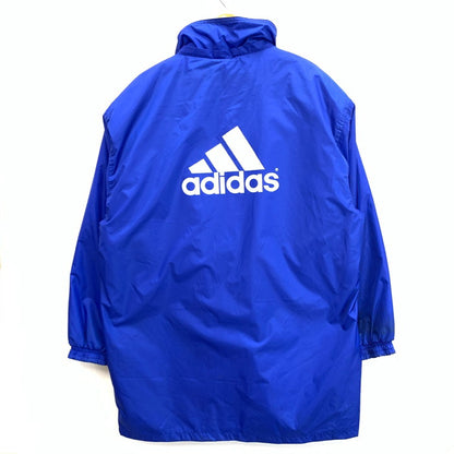 【中古品】【メンズ】 adidas アディダス 90s 万国旗タグ ライナー付 ナイロンジャケット トップス アウター ブランド 古着 145-241027-gm-30-fuz サイズ：L カラー：ブルー 万代Net店