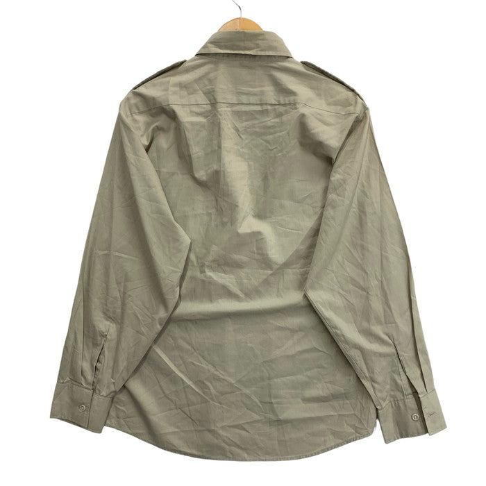 【中古品】【メンズ】 WOOLRICH ウールリッチ 70s 長袖シャツ 白タグ トップス ブランド 古着 144-240825-gm-31-fuz サイズ：L カラー：ベージュ 万代Net店
