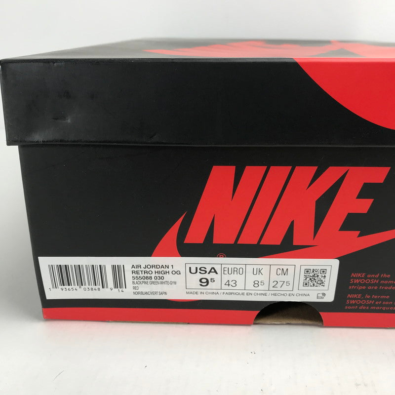 【中古品】【メンズ】 NIKE ナイキ 555088-030 AIR JORDAN 1 RETRO HIGH OG ""BLACK/PINE GREEN""  エア ジョーダン 1 スニーカー 靴 160-241123-mh-04-fuz サイズ：27.5 万代Net店