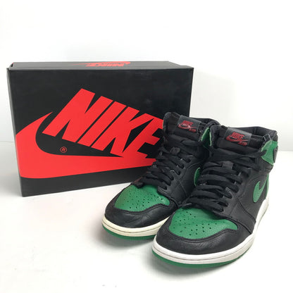 【中古品】【メンズ】 NIKE ナイキ 555088-030 AIR JORDAN 1 RETRO HIGH OG ""BLACK/PINE GREEN""  エア ジョーダン 1 スニーカー 靴 160-241123-mh-04-fuz サイズ：27.5 万代Net店