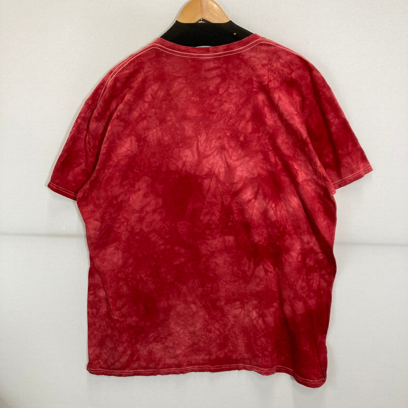【中古品】【メンズ】 THE MOUNTAIN ザマウンテン USED ヴィンテージ 半袖 Tシャツ トランプ大統領 猫 パロディ 145-250826-mh-07-fuz サイズ：L カラー：レッド 万代Net店