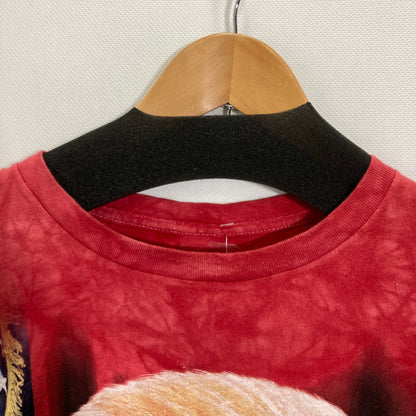 【中古品】【メンズ】 THE MOUNTAIN ザマウンテン USED ヴィンテージ 半袖 Tシャツ トランプ大統領 猫 パロディ 145-250826-mh-07-fuz サイズ：L カラー：レッド 万代Net店
