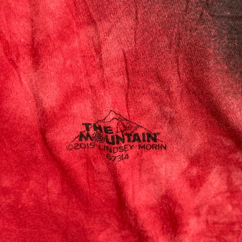 【中古品】【メンズ】 THE MOUNTAIN ザマウンテン USED ヴィンテージ 半袖 Tシャツ トランプ大統領 猫 パロディ 145-250826-mh-07-fuz サイズ：L カラー：レッド 万代Net店