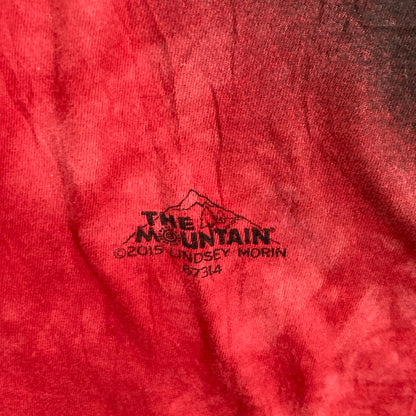 【中古品】【メンズ】 THE MOUNTAIN ザマウンテン USED ヴィンテージ 半袖 Tシャツ トランプ大統領 猫 パロディ 145-250826-mh-07-fuz サイズ：L カラー：レッド 万代Net店