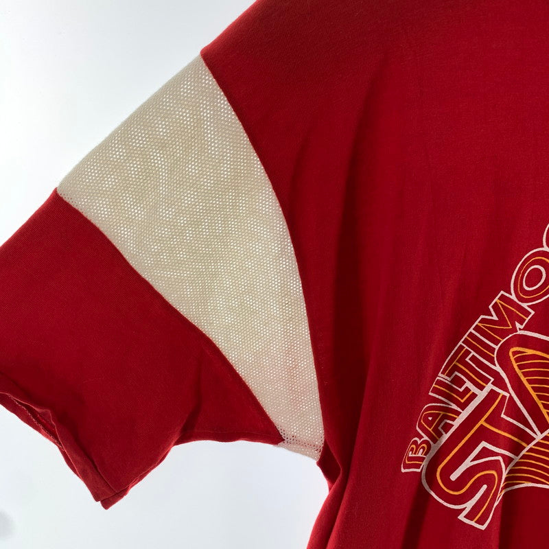 【中古品】【メンズ】 USED ヴィンテージ半袖Tシャツ 90s シングルステッチ 古着 145-260927-gm-02-fuzh サイズ：XL カラー：レッド 万代Net店
