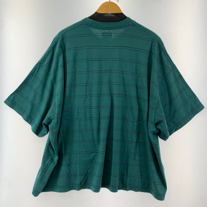 【中古美品】【メンズ】  S.F.C DOUBLE SIDE STRIPE TEE ダブル サイド ストライプ ティー 140-240803-st-10-fuz カラー：グリーン 万代Net店