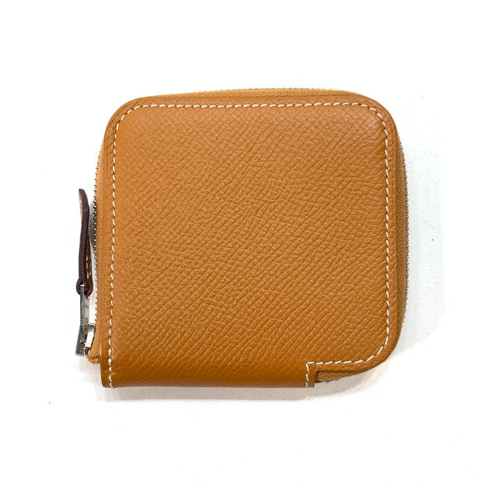 【中古品】【メンズ/レディース】 HERMES エルメス PORTE-MONNAIE SILK'IN コインケース ブランド 財布 ウォレット 181-240811-gm-8-fuz カラー：ブラウン 万代Net店