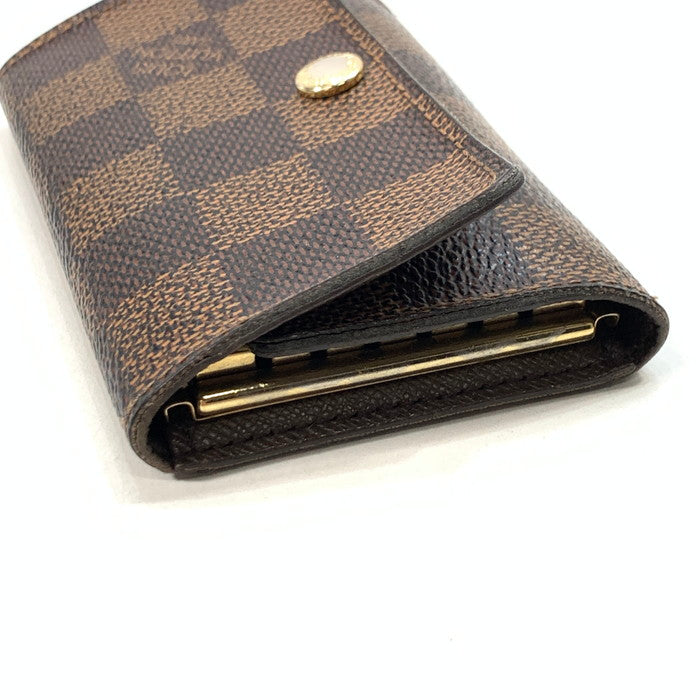 【中古品】【メンズ/レディース】 LOUIS VUITTON ルイ・ヴィトン N62630 ダミエ  ミュルティクレ6 キーケース ブランド 179-240811-gm-6-fuz カラー：ブラウン 万代Net店