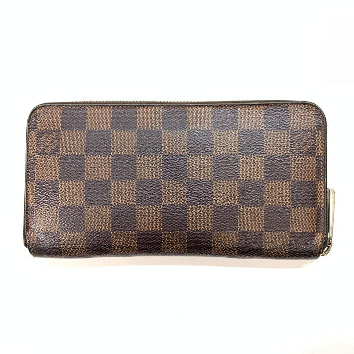 【中古品】【メンズ】 LOUIS VUITTON ルイ・ヴィトン N60015 ダミエ ジッピーウォレット ブランド 財布 ウォレット 179-240811-gm-7-fuz カラー：ブラウン 万代Net店