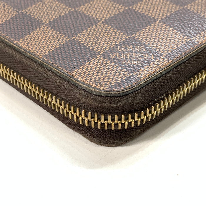 【中古品】【メンズ】 LOUIS VUITTON ルイ・ヴィトン N60015 ダミエ ジッピーウォレット ブランド 財布 ウォレット 179-240811-gm-7-fuz カラー：ブラウン 万代Net店