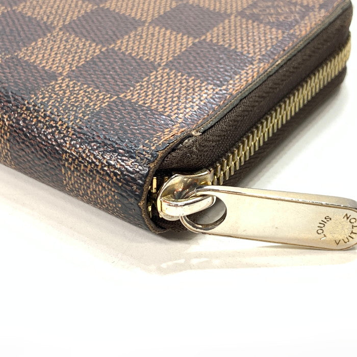 【中古品】【メンズ】 LOUIS VUITTON ルイ・ヴィトン N60015 ダミエ ジッピーウォレット ブランド 財布 ウォレット 179-240811-gm-7-fuz カラー：ブラウン 万代Net店