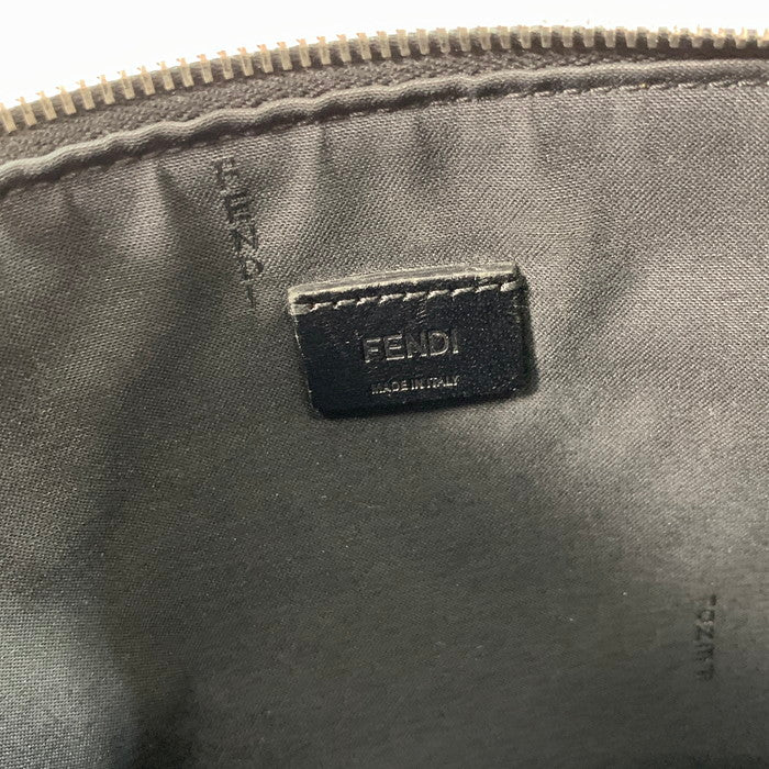 【中古品】【メンズ/レディース】 FENDI フェンディ 7N0078 A4K4 F0D4B ボアクラッチバッグ ブランド バッグ カバン 180-240811-gm-12-fuz カラー：ブラック 万代Net店