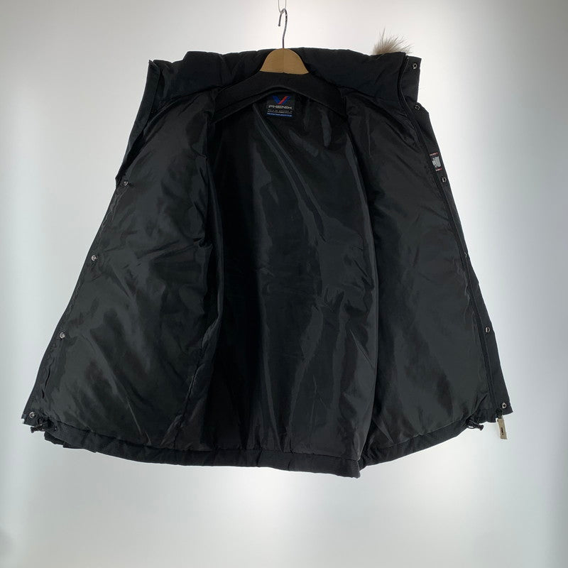【中古品】【メンズ】 PHENIX フェニックス PPR2125 リアルファー付き ダウンジャケット 旧ロゴ ヴィンテージ ダウン80％ サイズM カラーブラック 120-261022-ky-05-fuz 万代Net店
