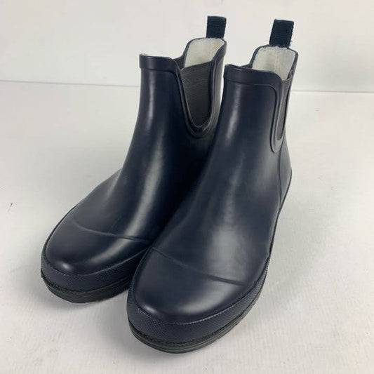 【中古品】【レディース】 MHL エムエイチエル レインブーツ 靴 レインシューズ 雨靴 防水 長靴 サイドゴア 167-260130-mh-07-fuz サイズ：6/39(24.5～25.0cm) カラー：ネイビー 万代Net店