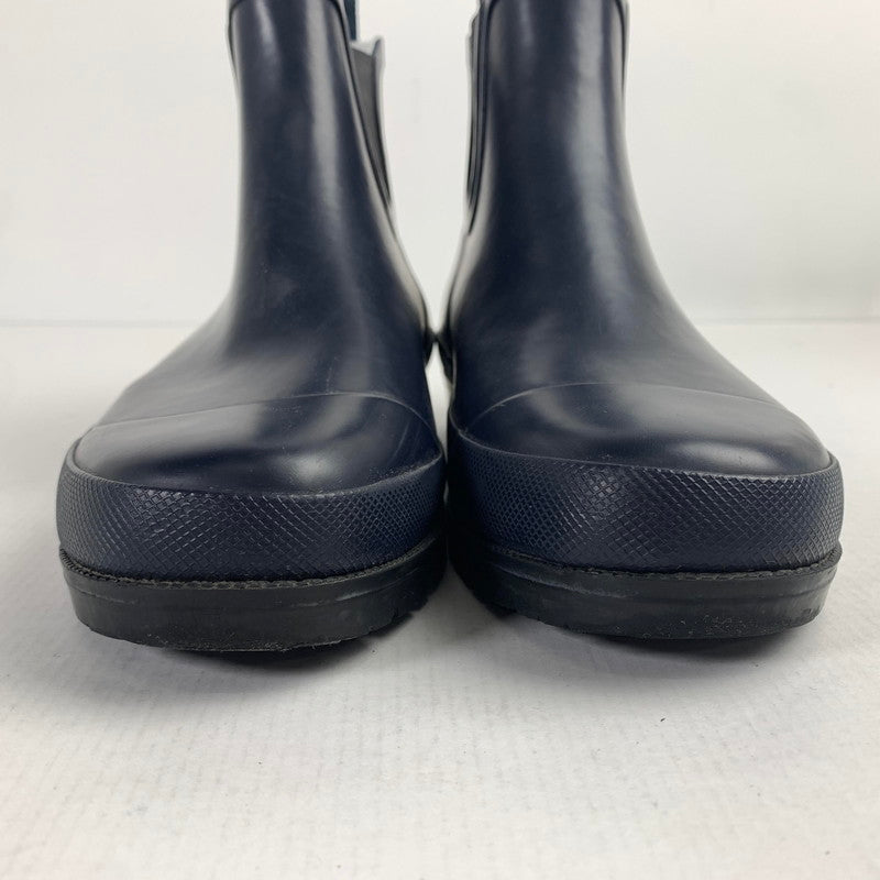 【中古品】【レディース】 MHL エムエイチエル レインブーツ 靴 レインシューズ 雨靴 防水 長靴 サイドゴア 167-260130-mh-07-fuz サイズ：6/39(24.5～25.0cm) カラー：ネイビー 万代Net店