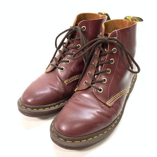 【中古品】【メンズ】 Dr.Martens ドクターマーチン 101 6EYE BOOT 6ホール シューズ 靴 レザー ブーツ 164-240811-gm-29-fuz サイズ：UK7(25.5cm) カラー：ワインレッド 万代Net店