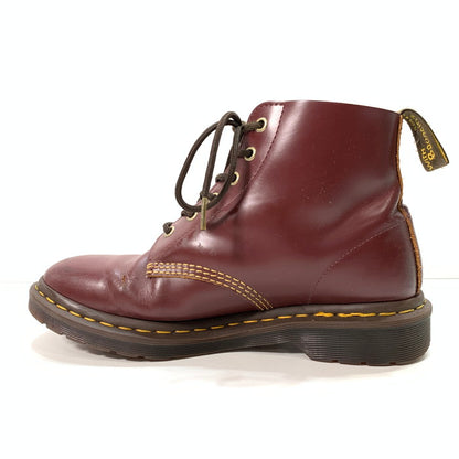 【中古品】【メンズ】 Dr.Martens ドクターマーチン 101 6EYE BOOT 6ホール シューズ 靴 レザー ブーツ 164-240811-gm-29-fuz サイズ：UK7(25.5cm) カラー：ワインレッド 万代Net店