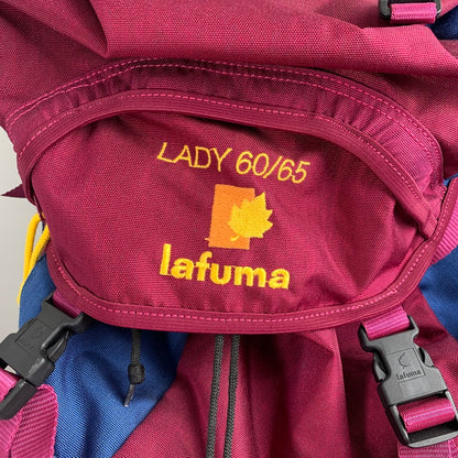 【中古品】【メンズ】 LAFUMA ラフマ バックパック リュック ボルドー 60-65L カバン バッグ ※ほつれ・糸抜け・砂付着あり・使用感あり 188-260803-io-24-fuzh 万代Net店