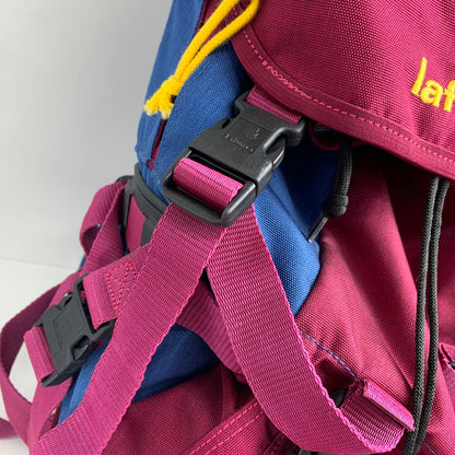 【中古品】【メンズ】 LAFUMA ラフマ バックパック リュック ボルドー 60-65L カバン バッグ ※ほつれ・糸抜け・砂付着あり・使用感あり 188-260803-io-24-fuzh 万代Net店