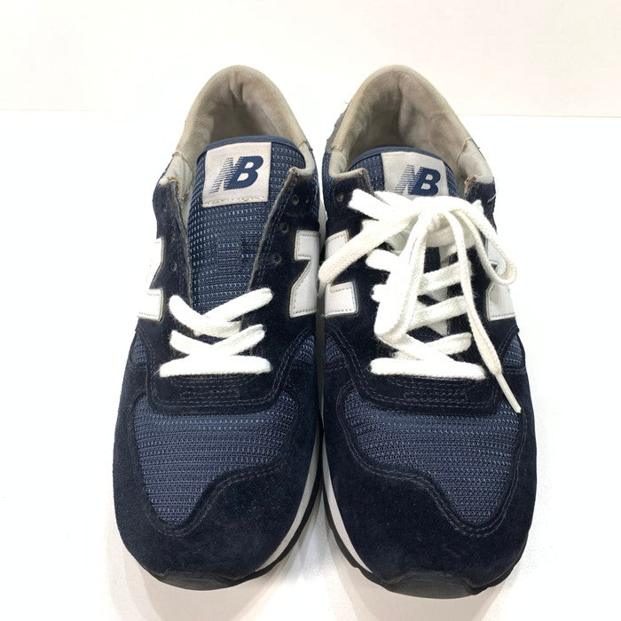 【中古品】【メンズ】 NEW BALANCE ニューバランス M990N スニーカー シューズ 靴 162-240812-gm-32-fuz サイズ：26cm カラー：ネイビー 万代Net店