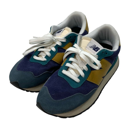 【中古品】【メンズ】 NEW BALANCE ニューバランス MS237LX1 コーデュロイ スニーカー シューズ 靴 162-240812-gm-33-fuz サイズ：27cm カラー：ネイビー 万代Net店