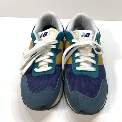 【中古品】【メンズ】 NEW BALANCE ニューバランス MS237LX1 コーデュロイ スニーカー シューズ 靴 162-240812-gm-33-fuz サイズ：27cm カラー：ネイビー 万代Net店