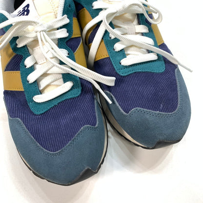 【中古品】【メンズ】 NEW BALANCE ニューバランス MS237LX1 コーデュロイ スニーカー シューズ 靴 162-240812-gm-33-fuz サイズ：27cm カラー：ネイビー 万代Net店