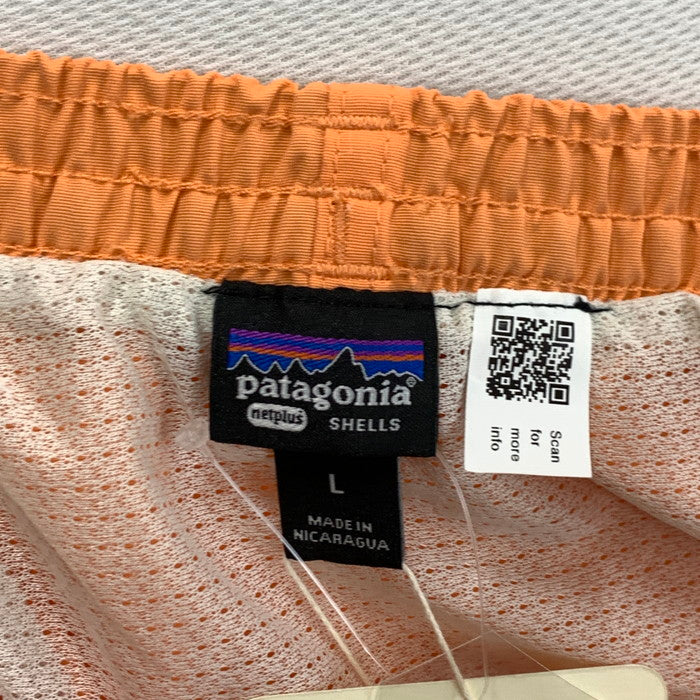 【中古美品】【メンズ】 patagonia パタゴニア BAGGIES LONGS 7IN ショートパンツ ショーツ ハーフパンツ ボトムス ブランド 古着 155-240818-gm-6-fuz サイズ：L カラー：オレンジ 万代Net店